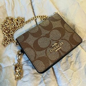 Coach mini wallet crossbody